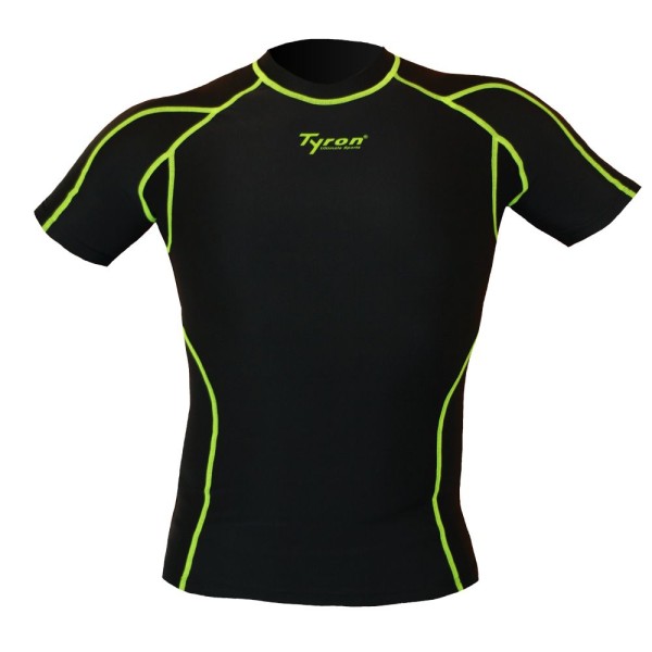 TYRON Kompressions-Shirt (schwarz)